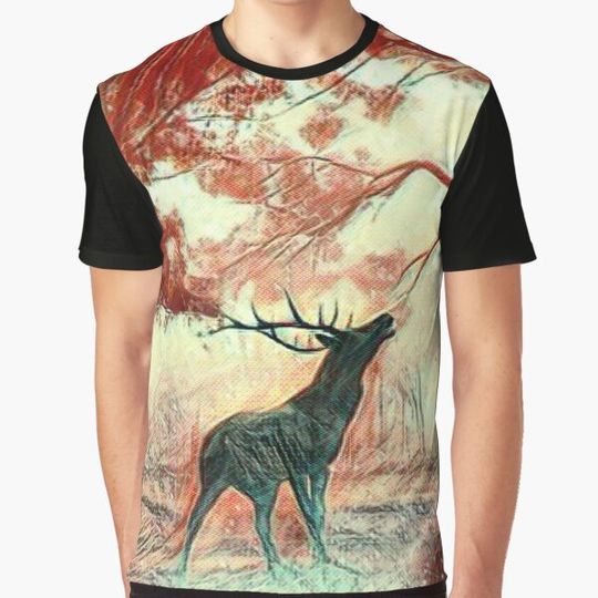 Discover Halloween Deer Chest Costume T-shirts