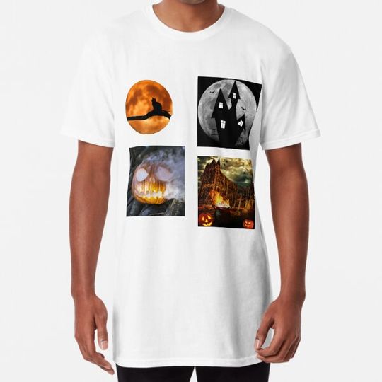 Discover Spooky Halloween stickers T-shirts