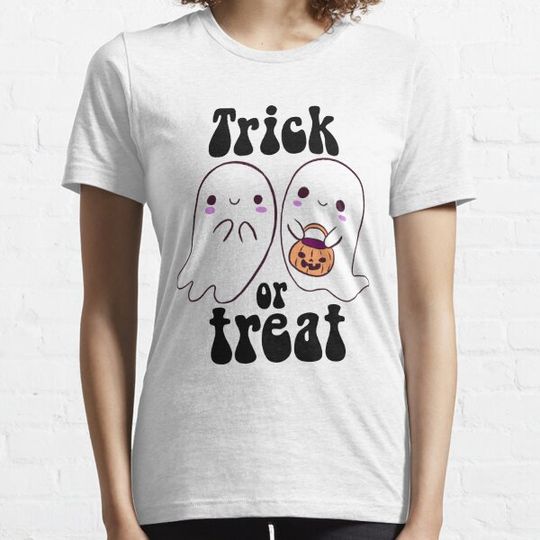 Discover Trick or treat cute ghost couple T-shirts