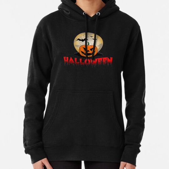 Discover Brown moon pumpkin Hoodies