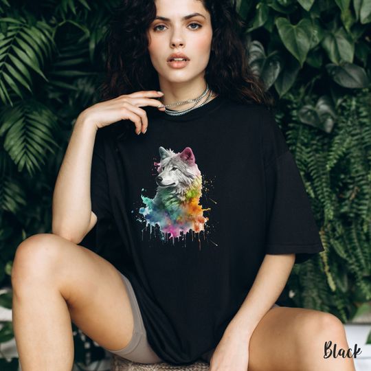 Discover Wolf Lover Shirt with Spirit Animal Design