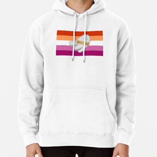 Discover SheHer Lesbian Pronoun Ghost Hoodies