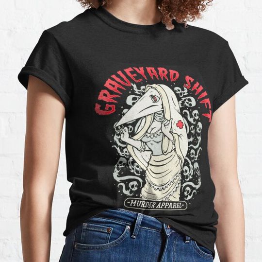 Discover Plague Nurse Graveyard T-shirts
