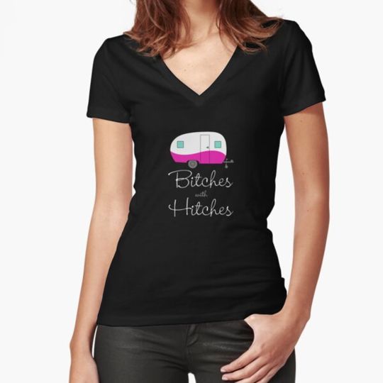 Discover Bitches With Hitches Witchy Woman RV Camping T-shirts