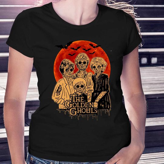 Discover The Golden Ghouls Shirt ,Horror Movie The Stay Golden Shirt, Halloween Scary Movies Shirt