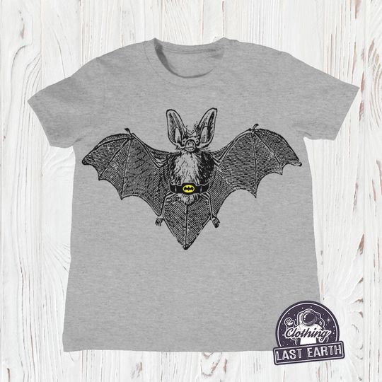 Discover Bat Shirt, Kids Cute Bat Shirt, Kids Gift, Comic Book Gift, Baby Shirts, Toddler Shirts, Halloween Costume, Halloween Shirt, Vintage Tshirts