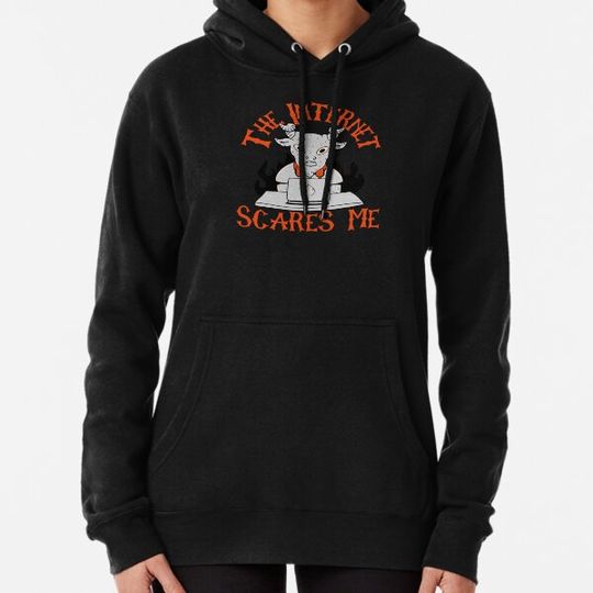 Discover The Internet Scares Me - Funny Halloween Devil Hoodies