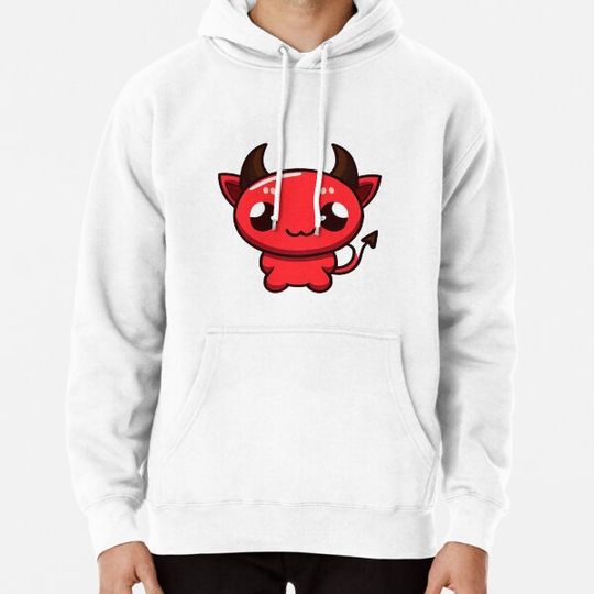 Discover Cherry a Kawaii Red Devil Halloween Hoodies