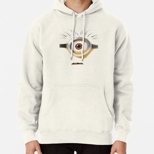 Discover Minions Carl Scared Big Face Costume Hoodies