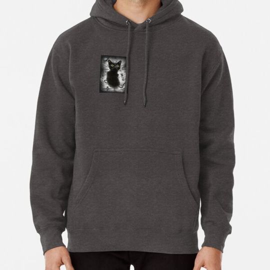 Discover black spooky kitty Hoodies