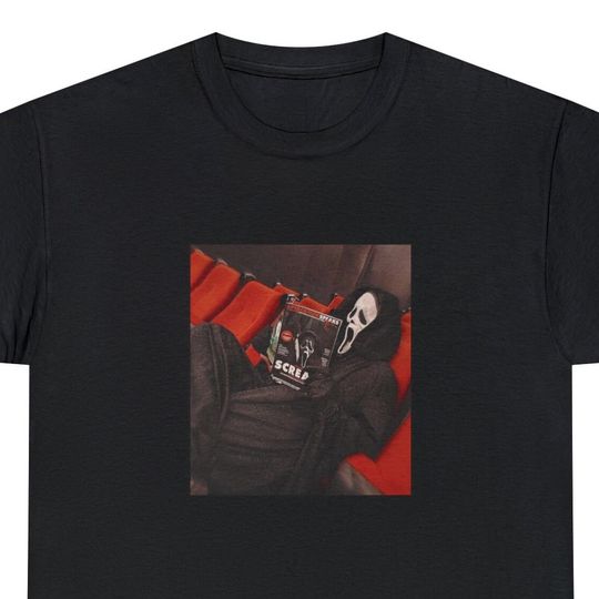 Discover Scream Movie Shirt, Halloween Tshirt, Horror Movie Shirt, Dark Humor Funny Meme Tshirt, Shortsleeve Trendy Tee, Halloween Funny Tshirt