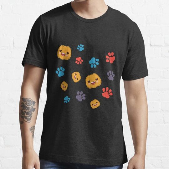 Discover Paw Dog Halloween Pumpkin Pattern T-shirts