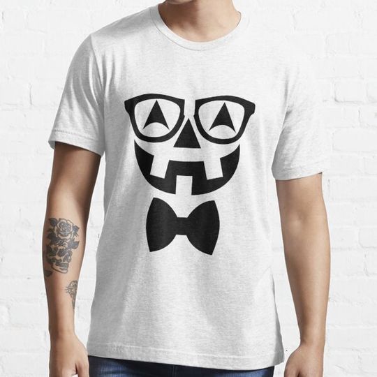 Discover Pumpkin Shirt with Glasses Pumpkin Nerd Shirt Costume T-Shirt T-shirts