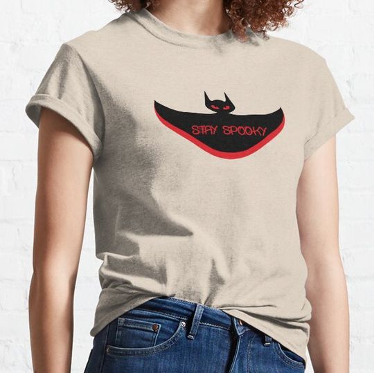 Discover Stay spooky this Halloween with our new collection of women's t-shirts featuring funny designs, like bats and ghosts. Perfect for a spooky family reunion or a night out with friends. T-shirts