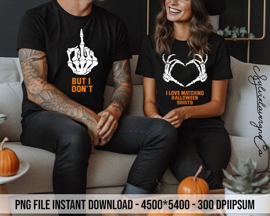 Discover Matching Halloween Shirts - Funny Couples Design