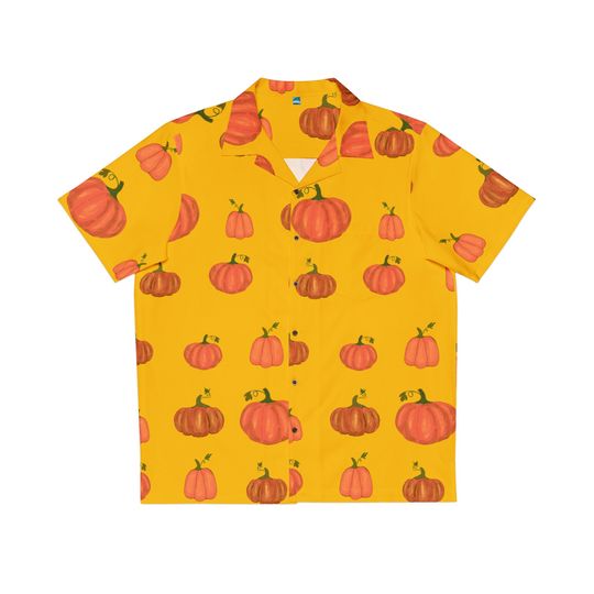Discover Pumpkin Men's Hawaiian Shirt