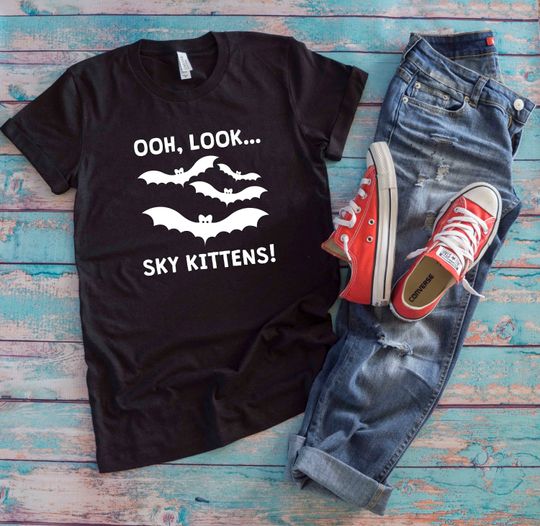 Discover Halloween Bat Shirt | Oh Look Sky Kittens | Stay Spooky Halloween Gift For Bat Lovers