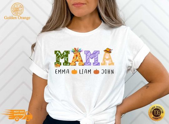 Discover Custom Mama Thanksgiving Shirt