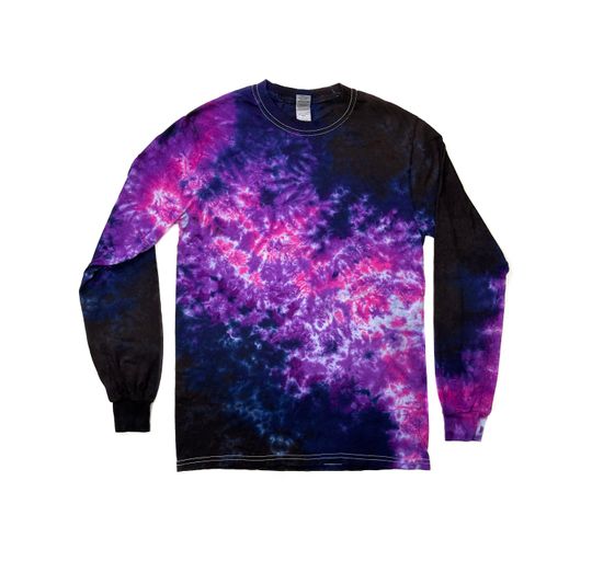 Discover The Supernova Long Sleeve Tie Dye T Shirt