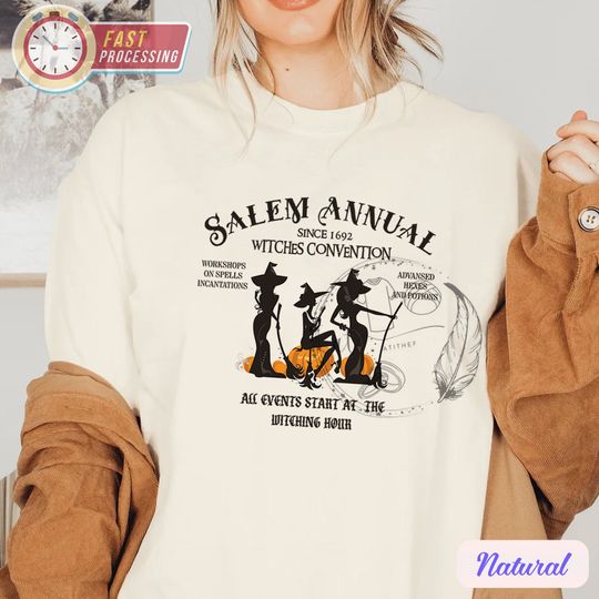 Discover Salem Witch Convention Halloween Shirt