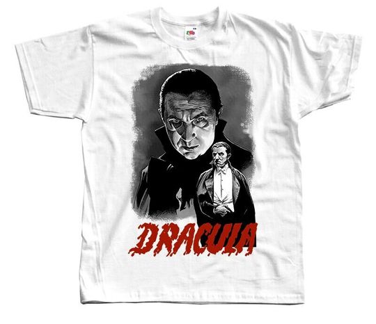 Discover Dracula V3 Horror Poster T-SHIRT All sizes S-5XL Cotton