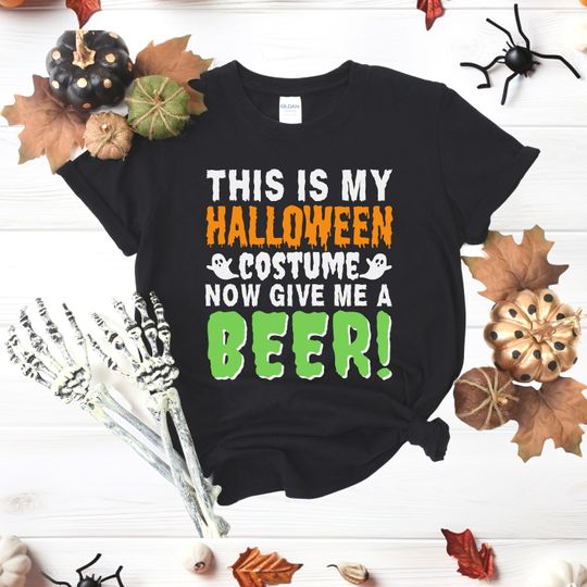 Discover Funny Halloween Drinking Shirt - Gift for Boozy Celebrants