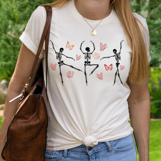 Discover Goblincore Dancing Skeleton Shirt