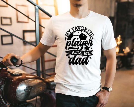 Discover My Favorite Player Call Me Mom Shirt, My Favorite Player Call Me Dad Shirt, Mother Day Gift, Football Shirt, Game Day Shirt, Birthday Shirt