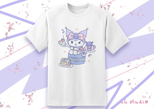 Discover KUROMI T-shirt Sanrio Halloween pastel gift for her  girl gift kuromi shirt japanese style kawaii aesthetic Chu Studio