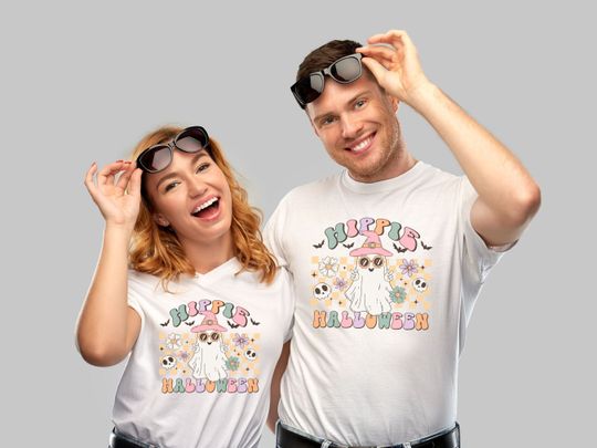 Discover Halloween Couple Matching Costume Shirt