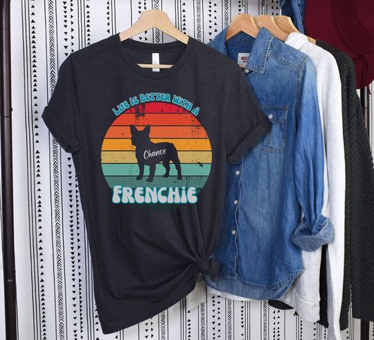 Discover Personalized French Bulldog Shirt with Custom Name