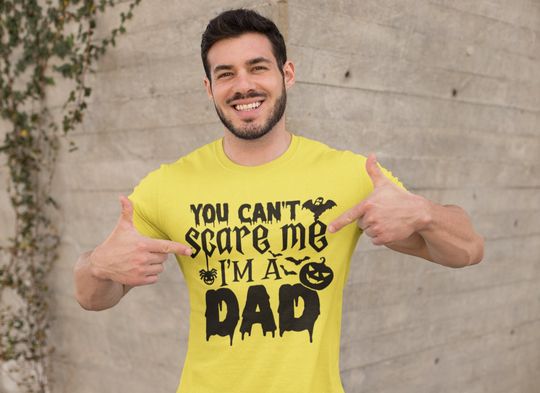 Discover You Can't Scare Me I'm a Dad Halloween T-Shirt