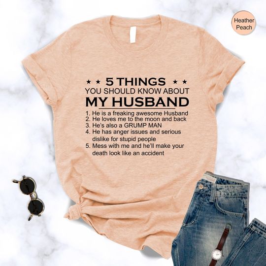Discover Funny Husband T-Shirt - Humorous Gift for Spouses