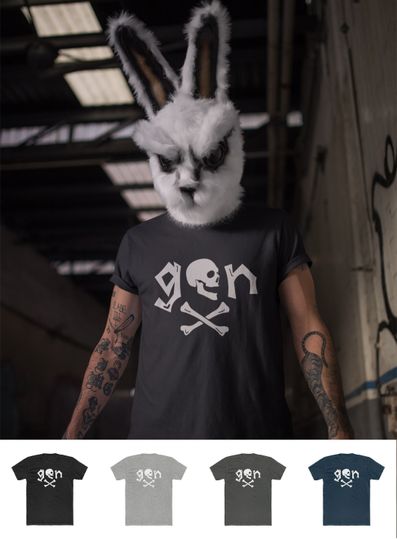 Discover Gen X Boney Halloween Unisex T-shirt | Generation X Skull & Crossbones Costume for All Hallow's Eve