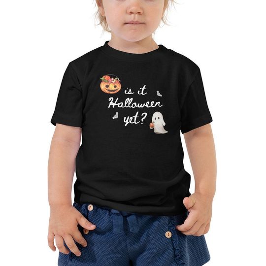 Discover Toddler Spooky Pumpkin Shirt - Is It Halloween Yet?