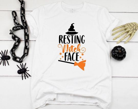 Discover Resting Witch Face T Shirt, Witch T shirt, Halloween T Shirt , Unisex Halloween Shirt