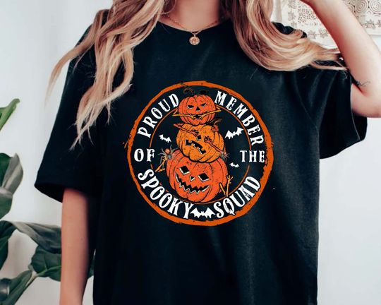 Discover Proud Member of the Spooky Squad Shirt