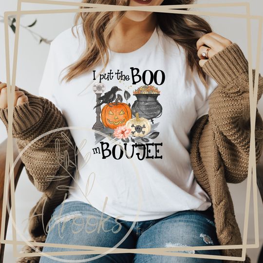 Discover I Put The BOO in Boujee Halloween Shirt