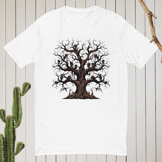 Discover halloween horror tree tshirt for men's Short Sleeve T-shirt