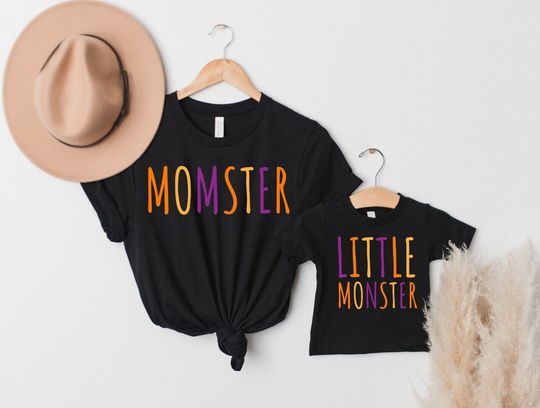 Discover Momster Matching Halloween Sweatshirts for Kids