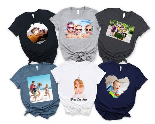 Discover Custom Photo T-Shirt - Personalized Design Tees for Any Occasion