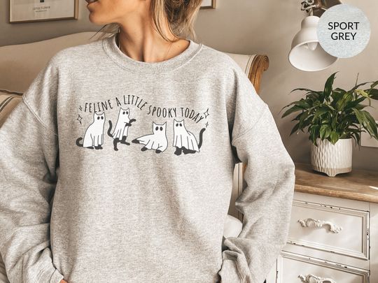 Discover Cat Halloween Pun Sweater - Perfect for Cat Lovers