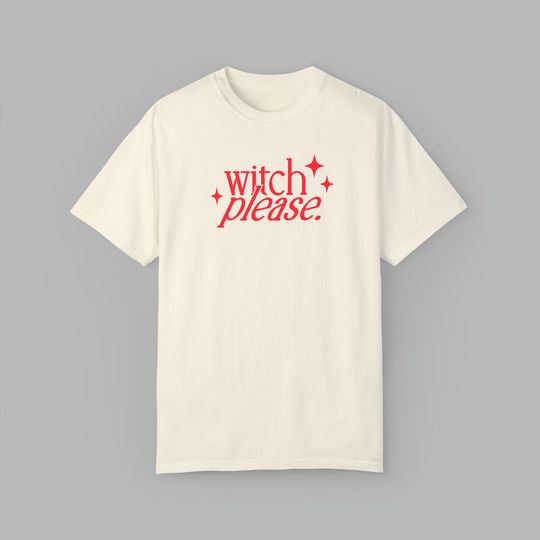 Discover Witch Please  Halloween T-Shirt | Spooky Magical vibes Cute Unisex Shirt | Vintage Streetwear Y2K Fall Autumn Style Tee