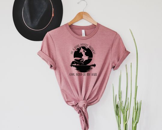 Discover Dark Desert Highway Witch T-Shirt for Halloween