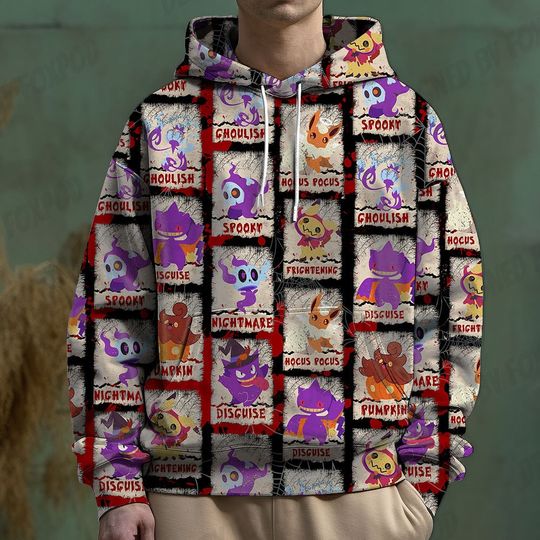 Discover Gengar Halloween Hoodie Shirt from Anime