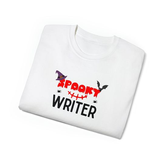 Discover Spooky Writer Costume Halloween T-Shirt