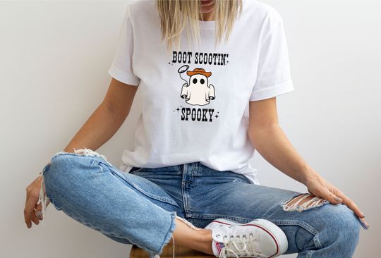 Discover Boot Scootin Spooky Halloween Shirt