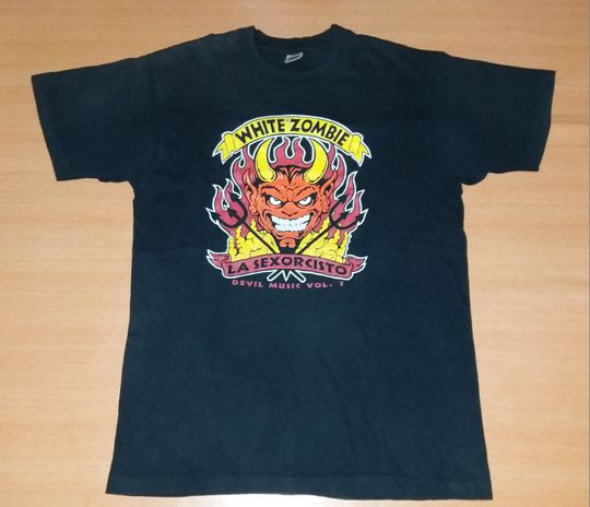 Discover Vintage 1992 WHITE ZOMBIE La Sexorcisto Tour Concert Geffen promo very rare XL Size L 90s 80s T-shirt