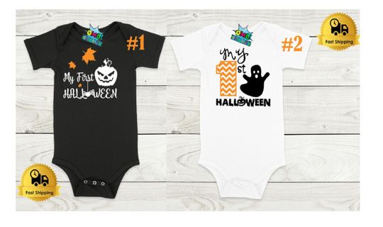 Discover Cute Fall Halloween Toddler Onesie