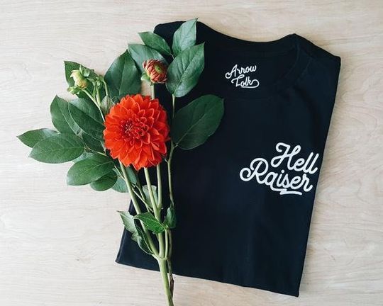Discover Hell Raiser Minimalist Graphic Tee for Rocker Parents